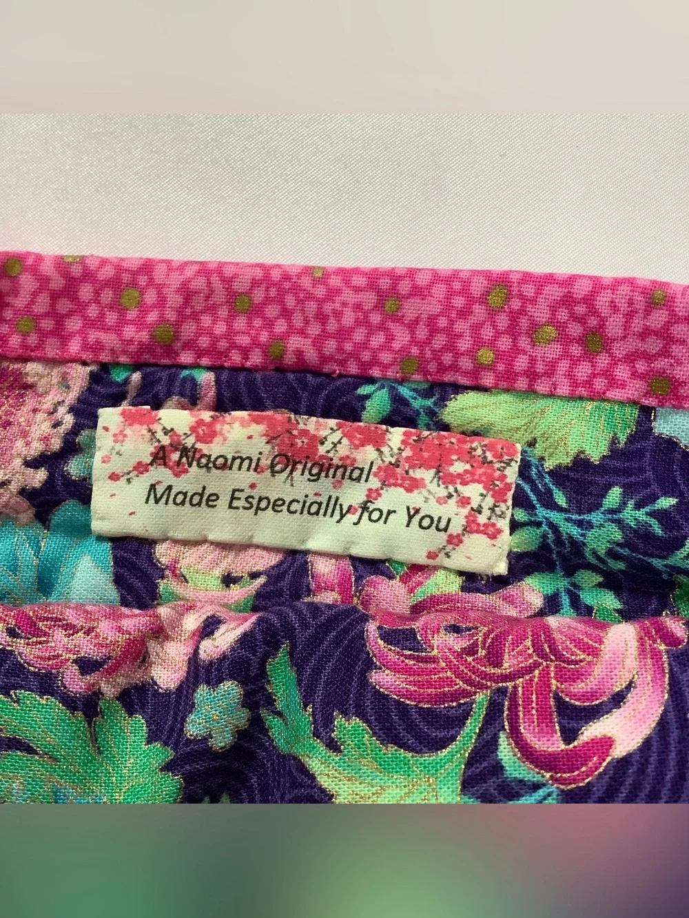 Handmade Quilt make up bag NEw No tags.